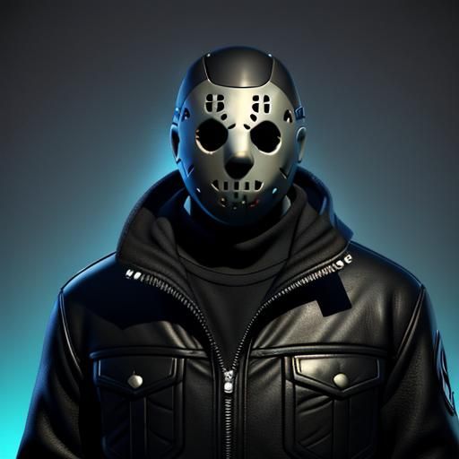 Jason Voorhees as a Minion: 3D Digital Art