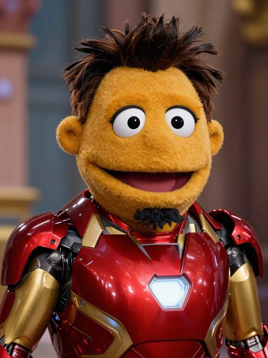 Robert Downey Jr. as a Witty Muppet Ironman