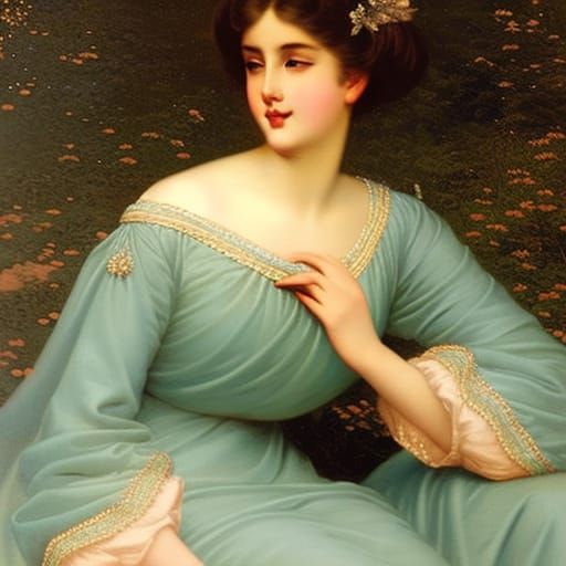 Beautiful Woman Outdoors: 8k Portrait in 19th Century Style