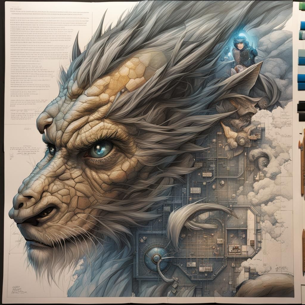 Bandersnatch Blueprint: Hyperrealistic Graphic Novel Schemat...