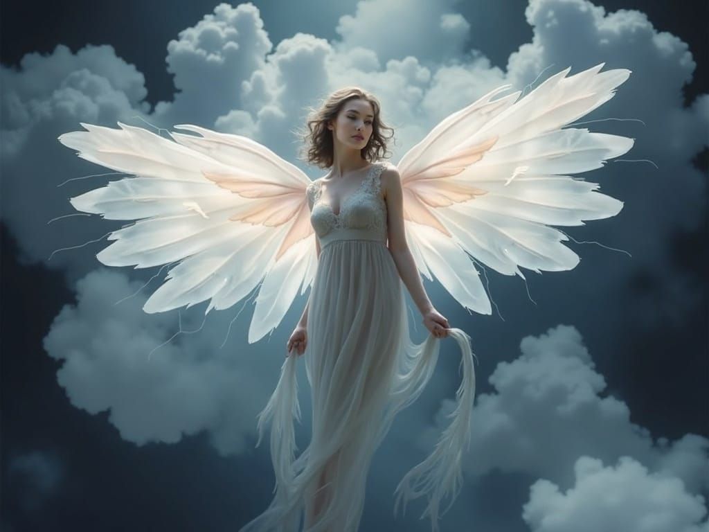 Ethereal Beauty in Lace and Moonlight