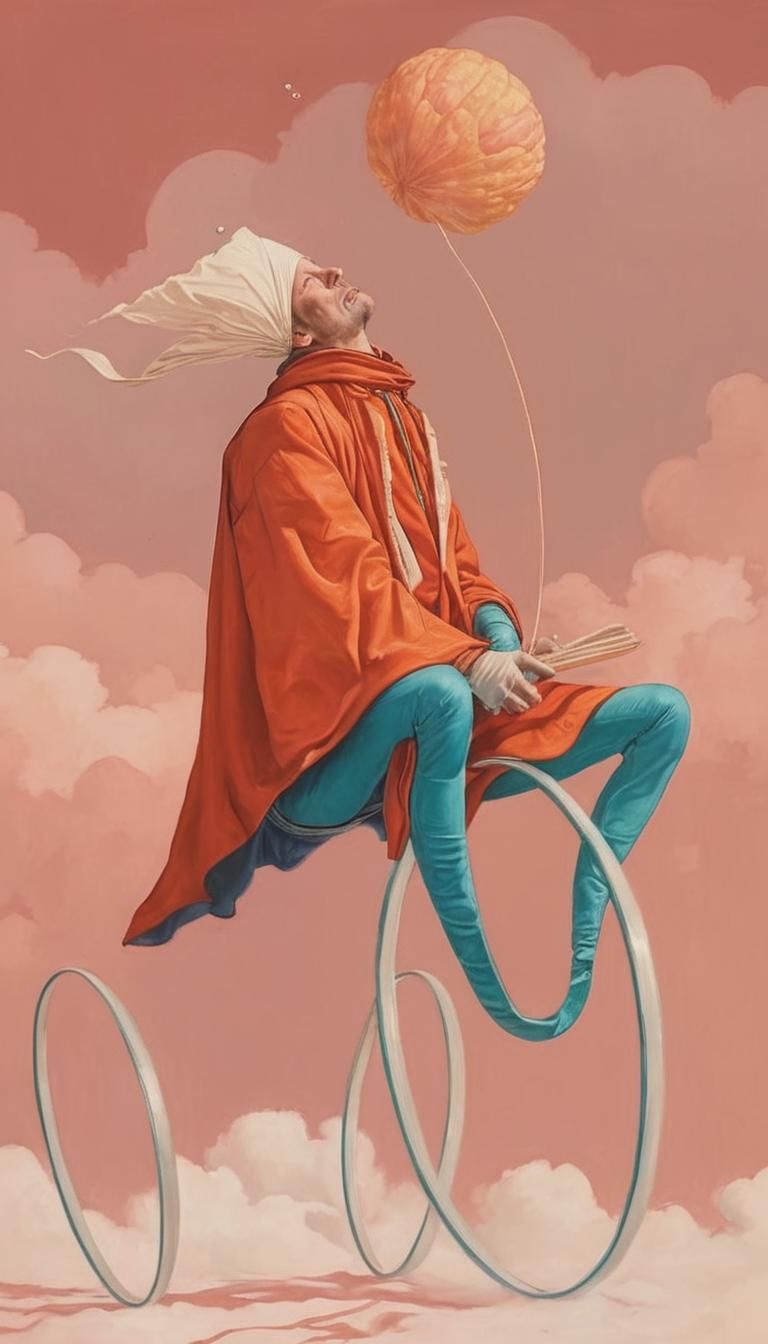 Surreal Psychedelic Dream in Hyperrealism