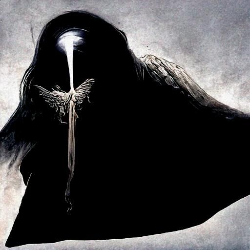 Beautiful Angel of Death Painting