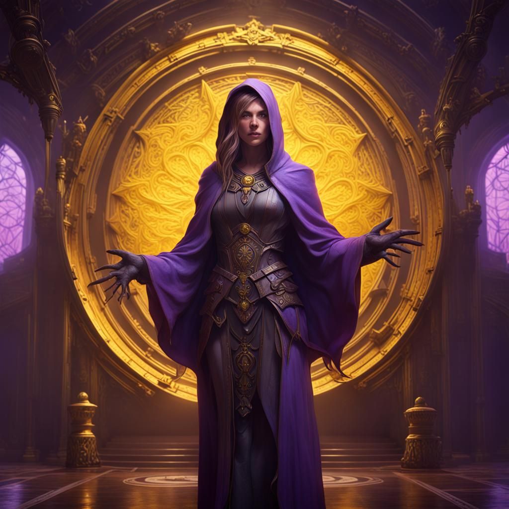 Healer in Dark Fantasy Style