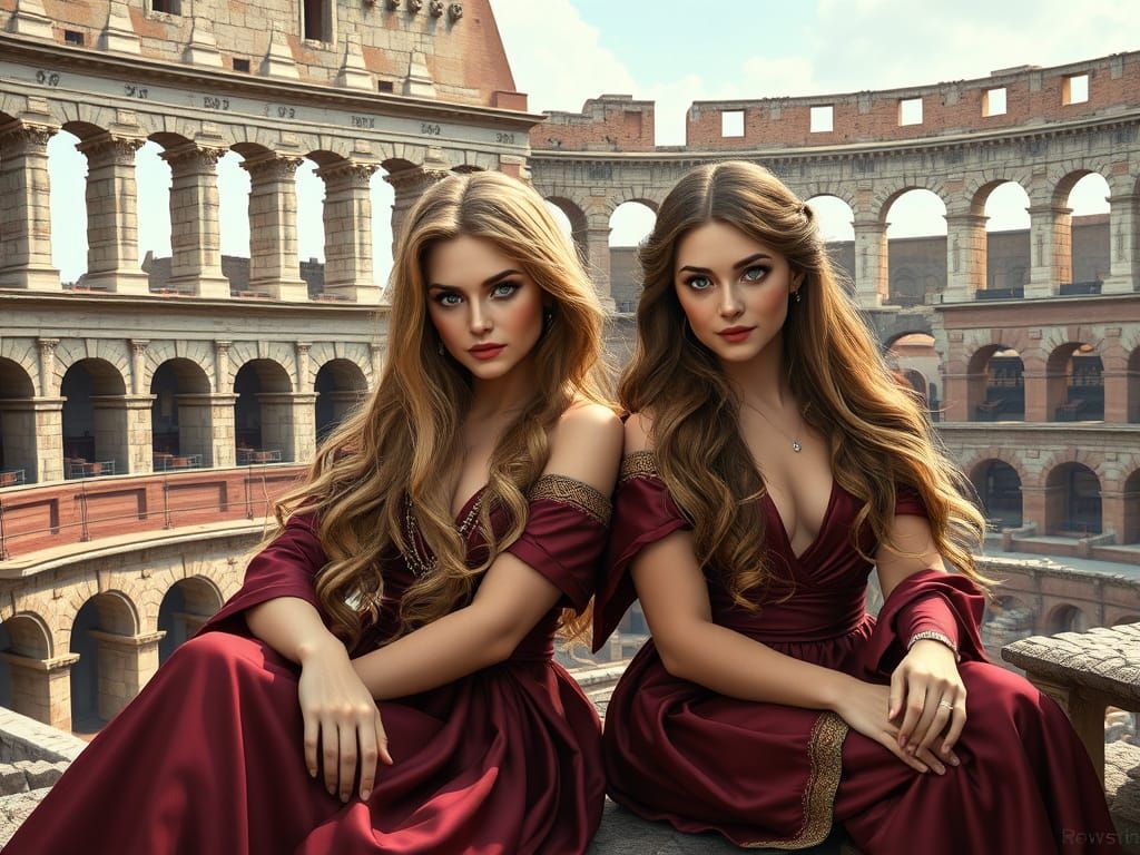 Royal Sisters Witness Ancient Rome's Bloodiest Spectacle