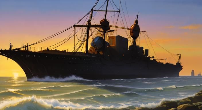 Painting During Golden Hour in Oil by Gurney