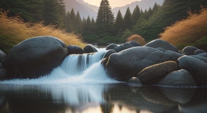 Hyperrealistic Hairless Cat Portrait in Forest Setting