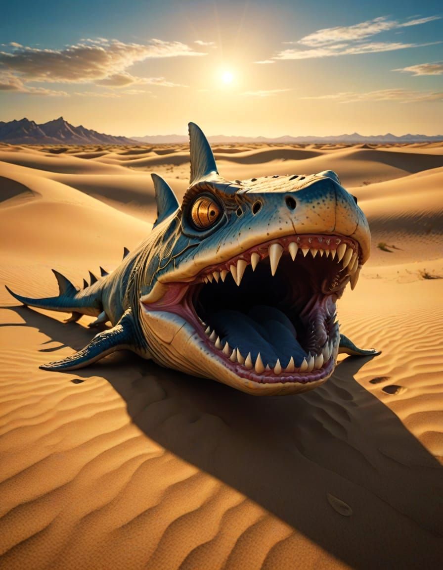 Landshark, a killer shark-lizard hybrid