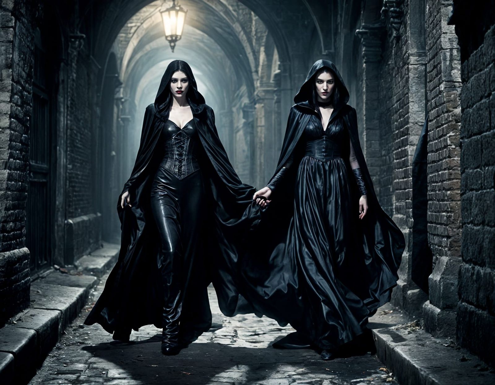 vampires in black robes