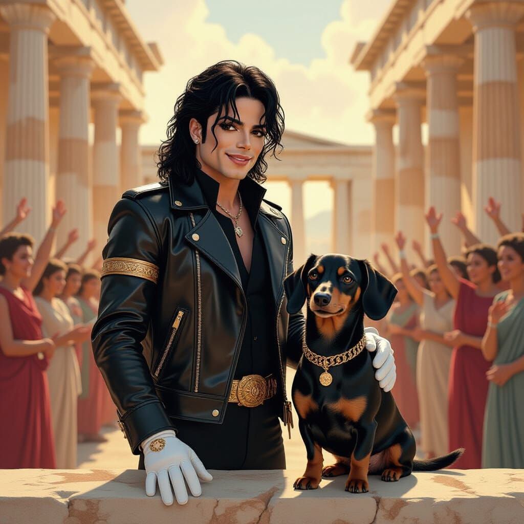 Michael Jackson at Ancient Olympic Games