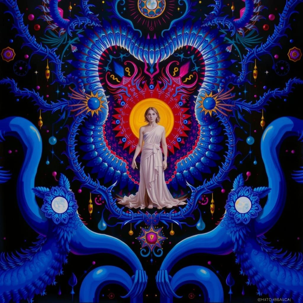 Masterpiece Painting of Beauty and Truth