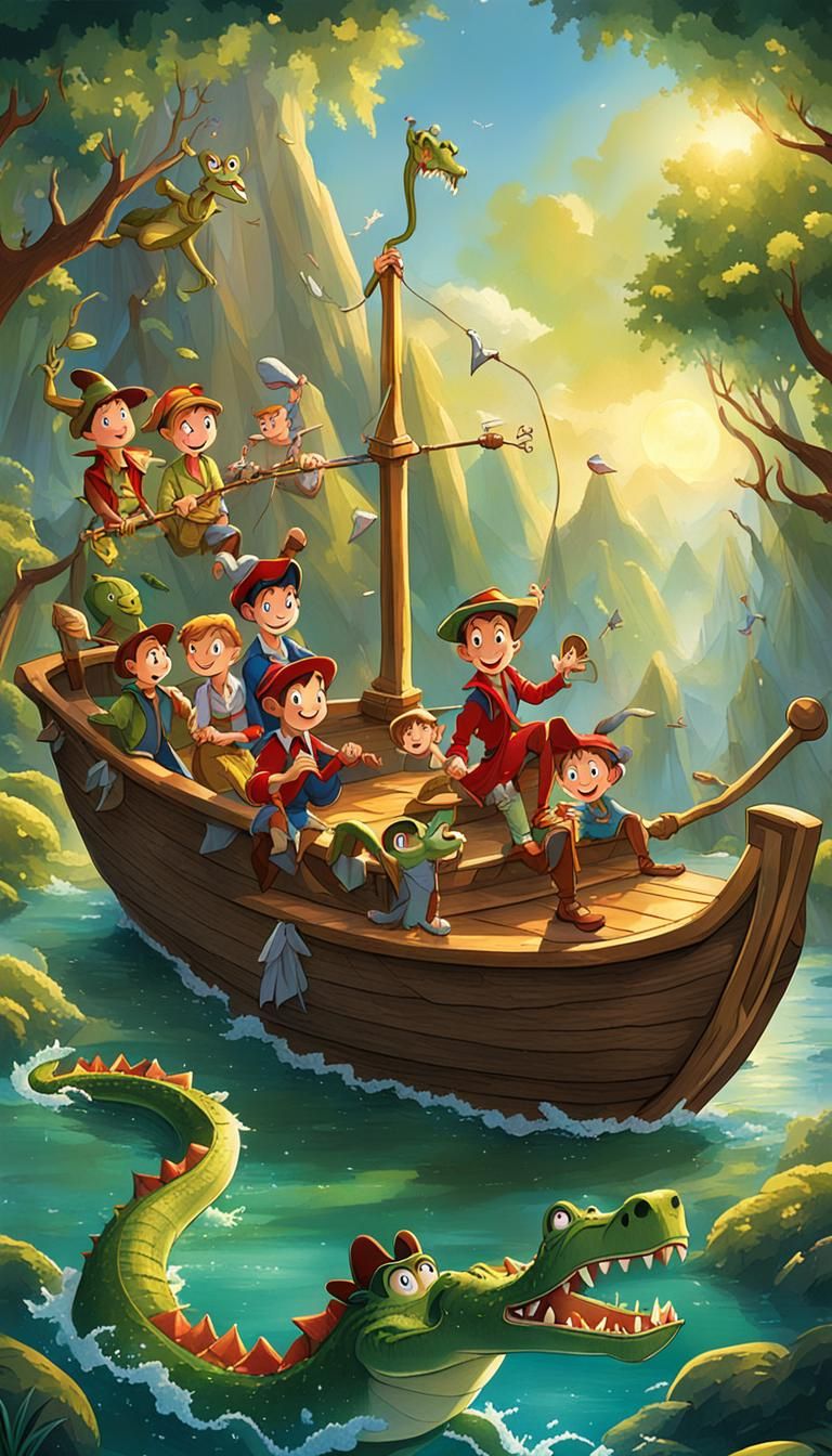 Children's Adventure in Imaginary Land