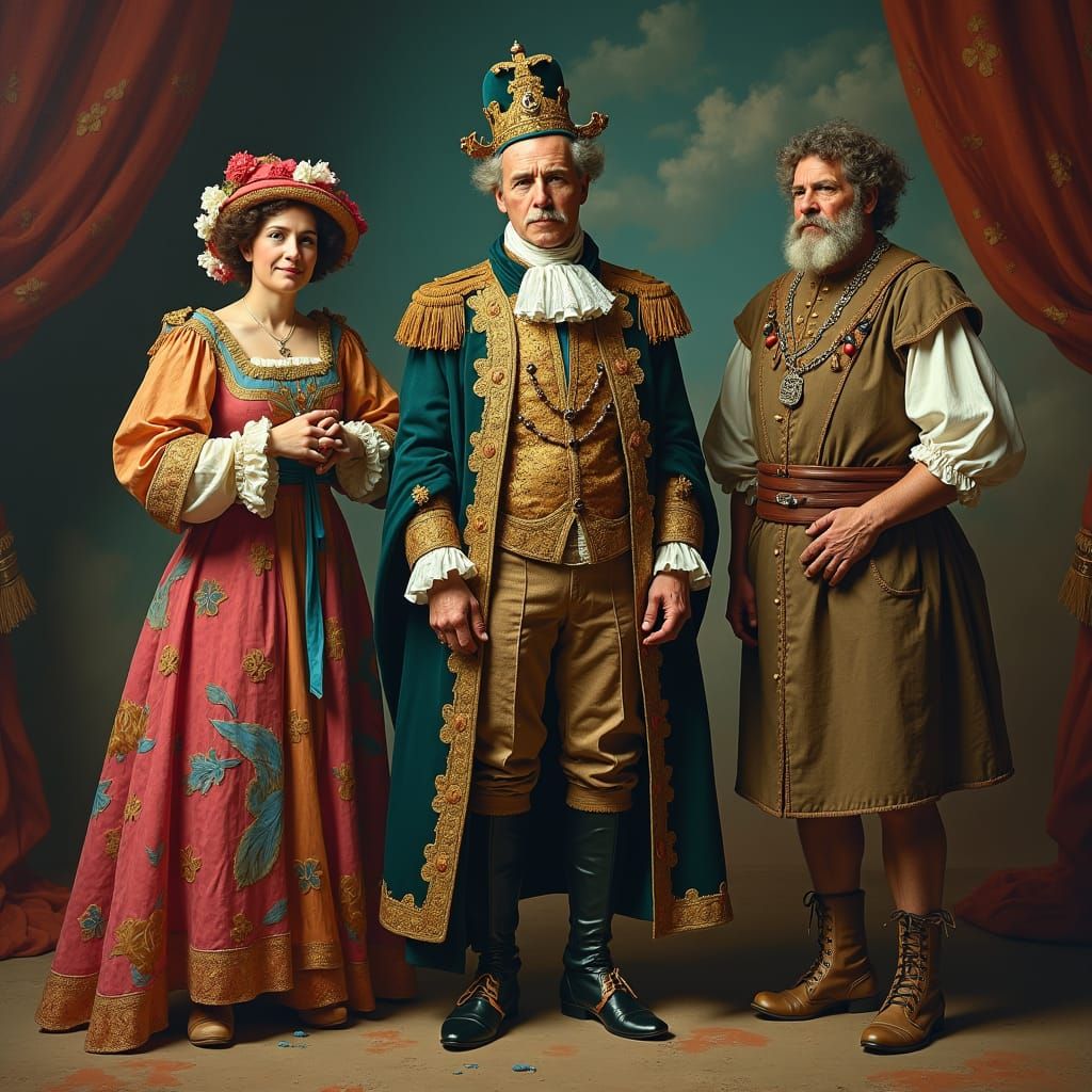 Official, Fool, and Realist in Fantasy Setting