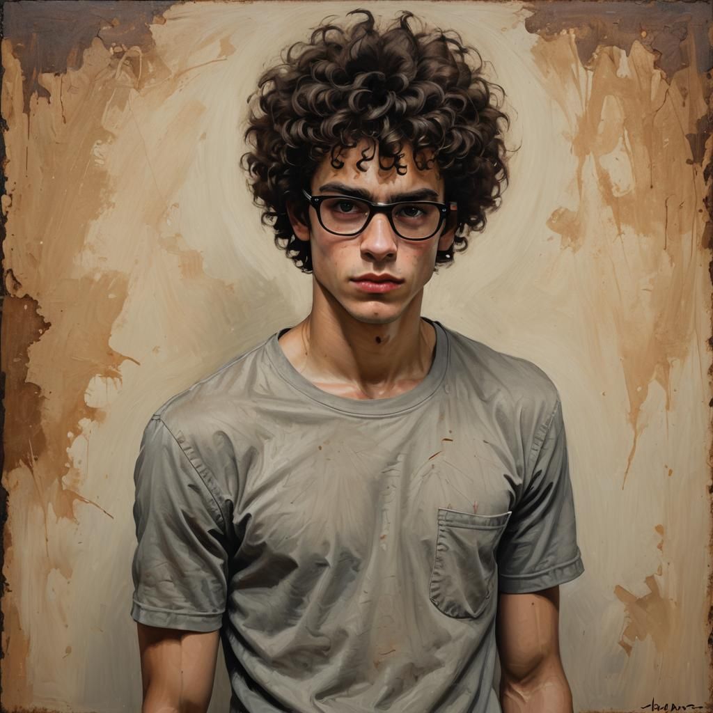 Vampire Portrait in Oil Painting Style