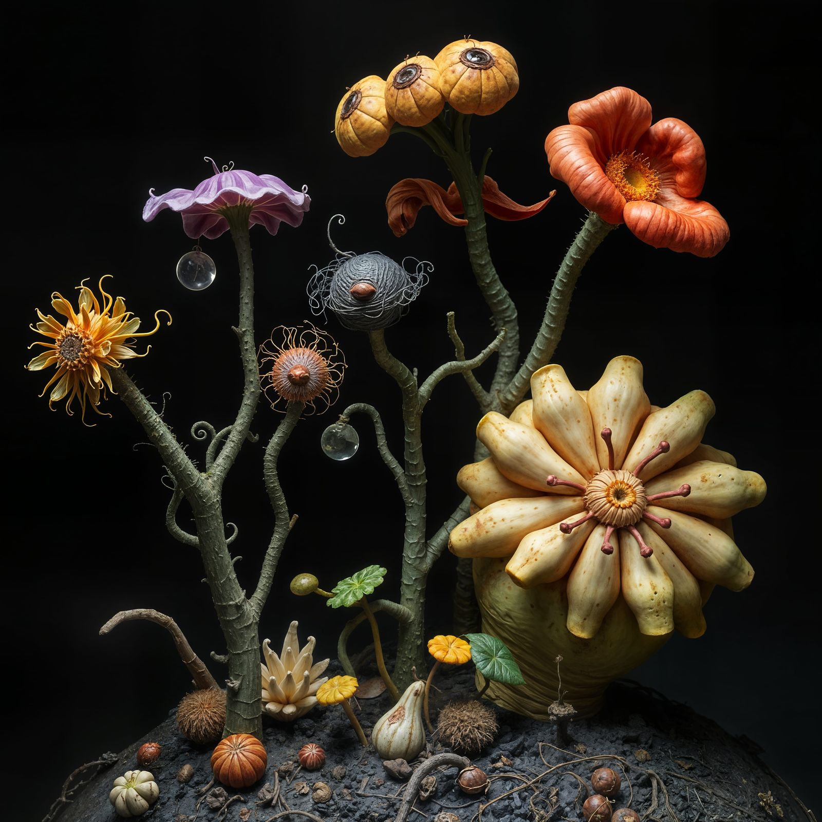 Ethereal Foliage in Dark Botanicals