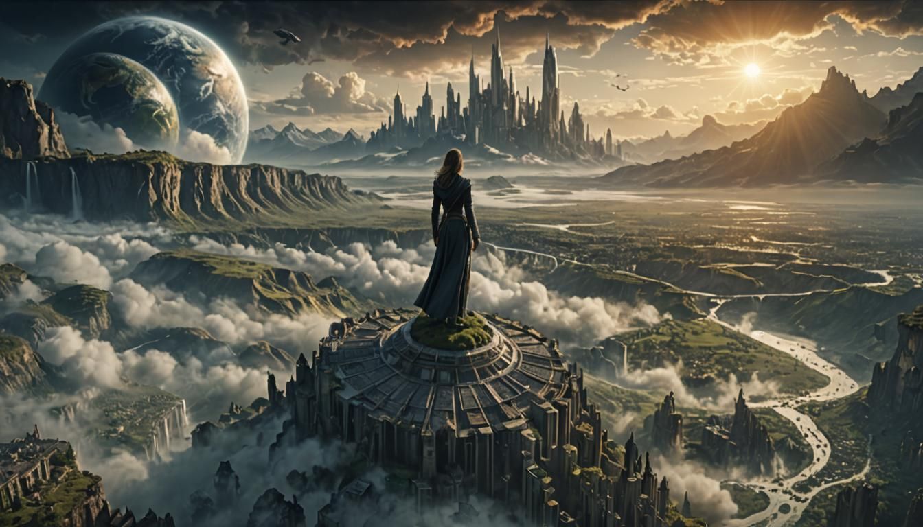 Desolate Earth: Empty World Digital Painting