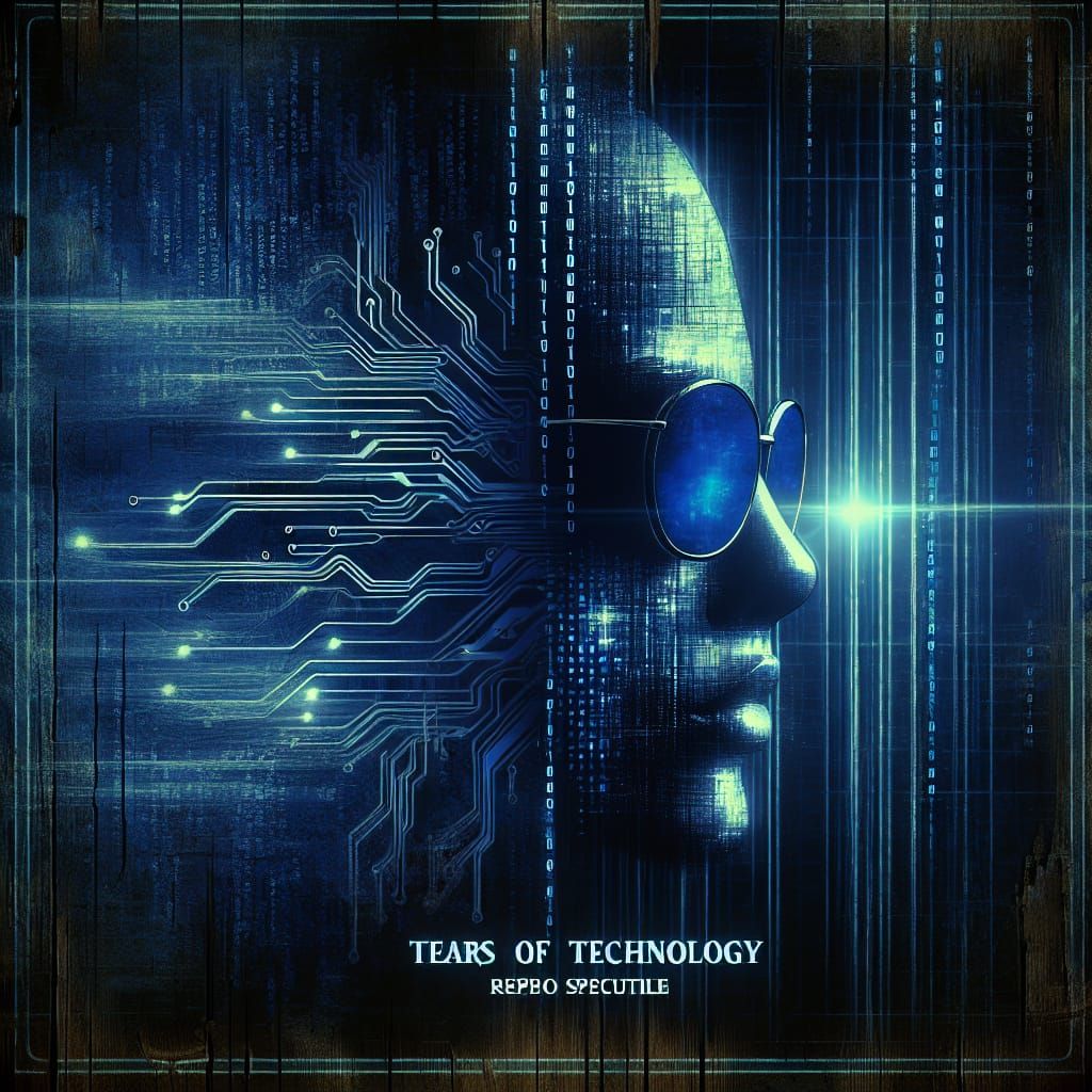 tears of technology, sunglasses, digital, matrix styled, dee...