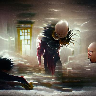 Sinister One-Punch Man by Rutkowski