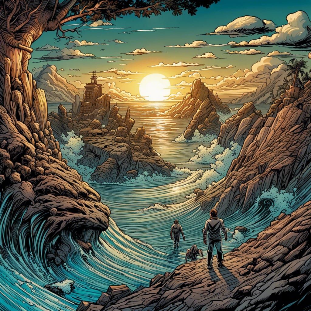 Dynamic Comic Book Art Illustration