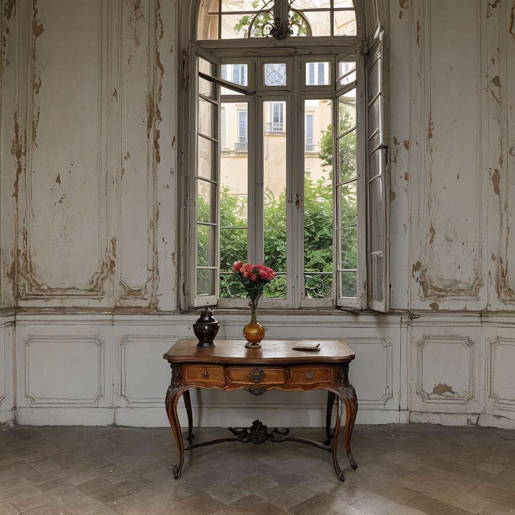 Table by the Window in French Palace