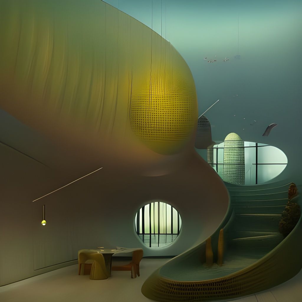 Ethereal Submarine City Society in Steamnouveau Style