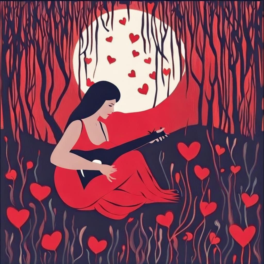 Romantic Heart Symbolizing Love and Passion