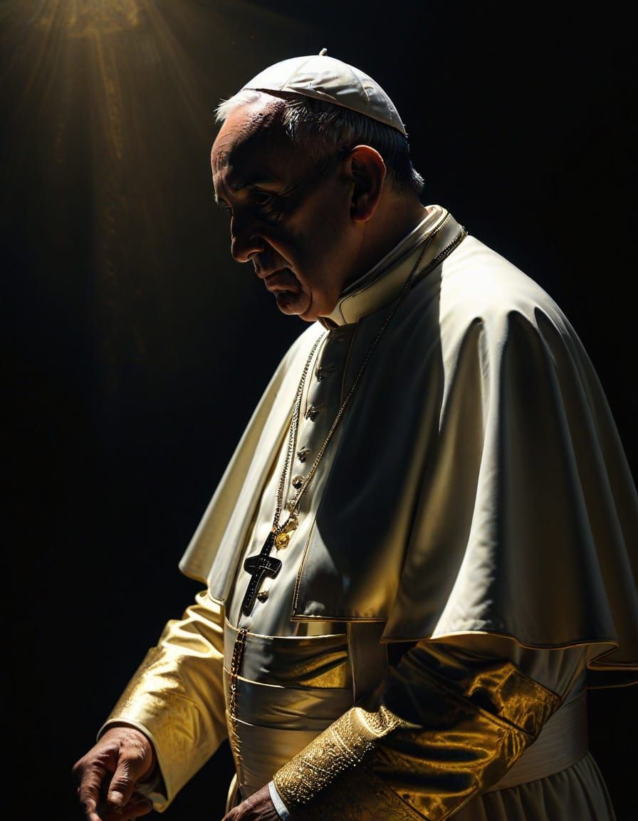 Pope Francisco in Baroque Spanish Style