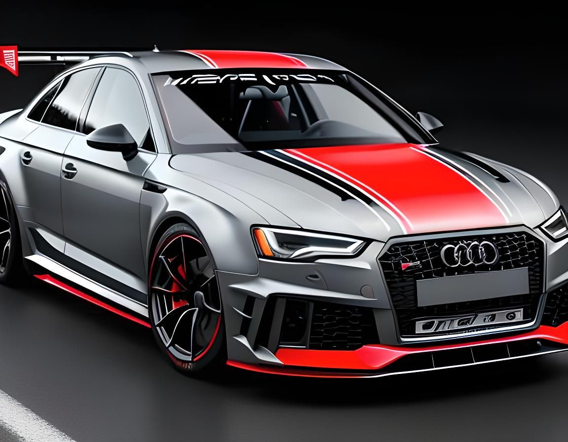 2026 Audi RS4 DTM Race Car in Hyperrealism