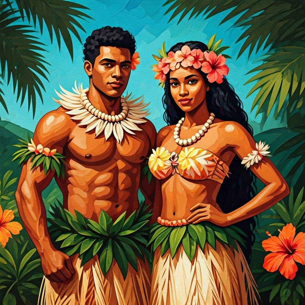 a couple from Fiji