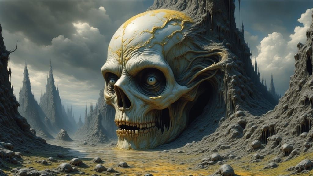 Horrifying Lovecraftian Face Emerges from Shadows