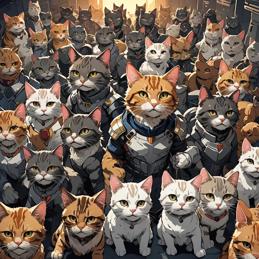 All Your Base Are Belong To Us: Anime Cats