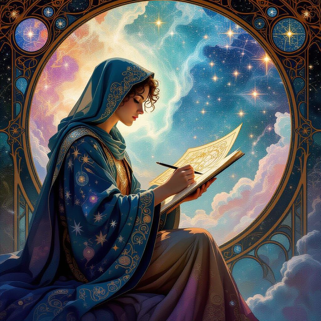 Celestial Cartographer Maps Starlight Constellations