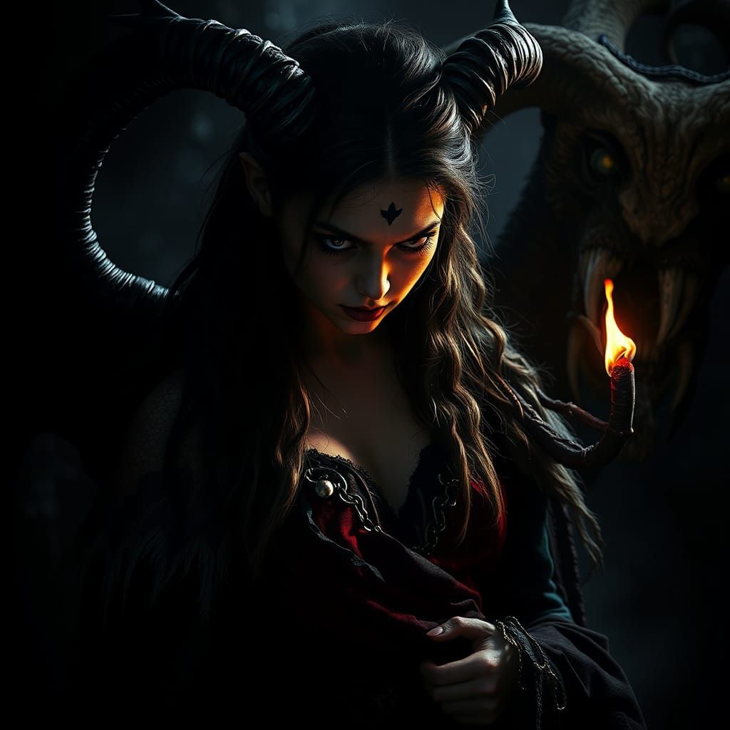 Dark Beauty and the Beast in a Dystopian World