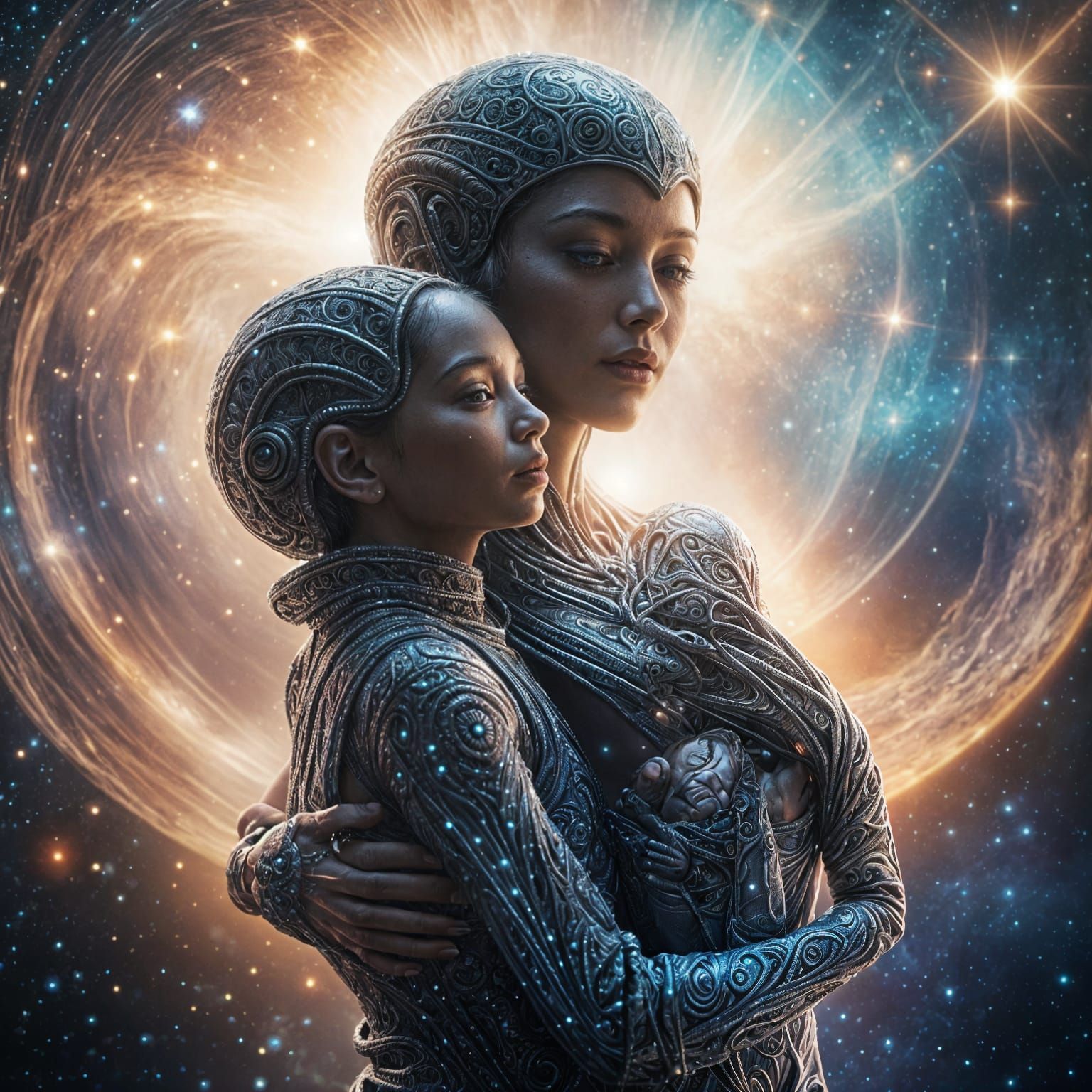 Motherly Love in Cosmic Harmony