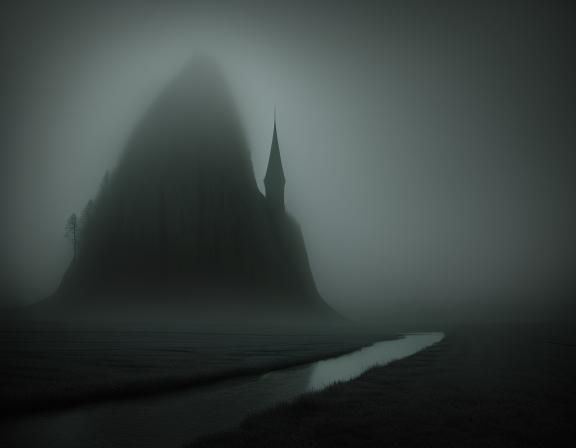 Eerie Landscape: A Mysterious Vista