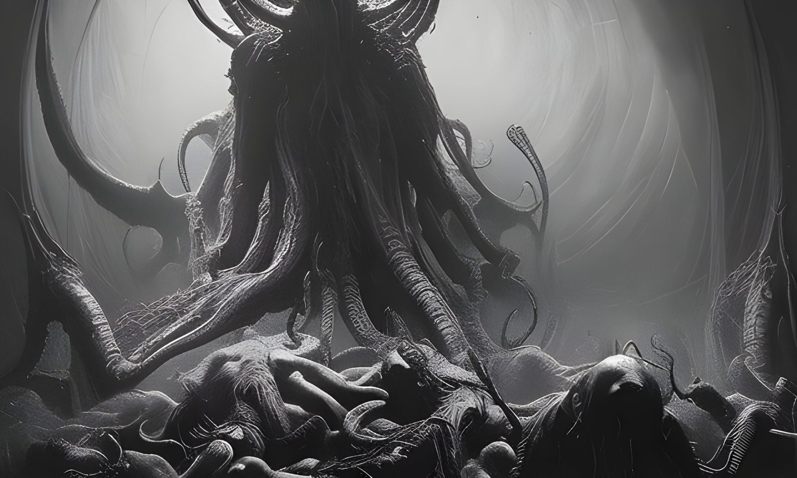 Shub-Niggurath in Dark Fantasy Style