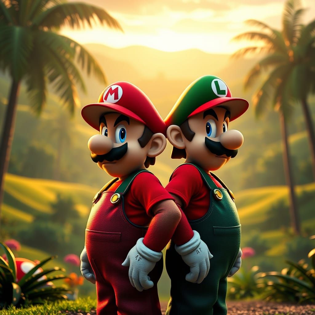 Mario and Luigi Lost in Sonic's World