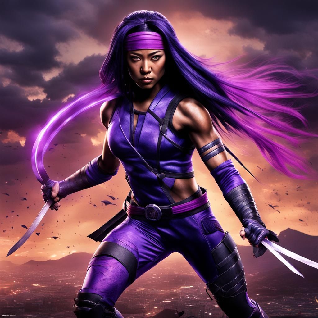 Armored Ninja Warrior: Hyperrealistic Cinematic Portrait