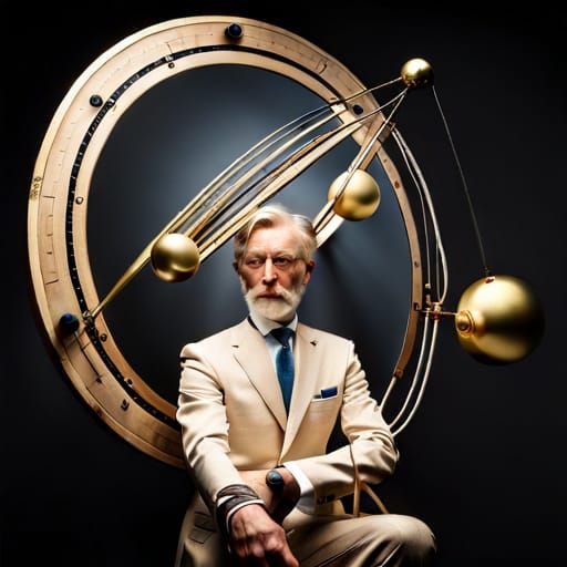 Detailed Orrery Clockwork Mechanism