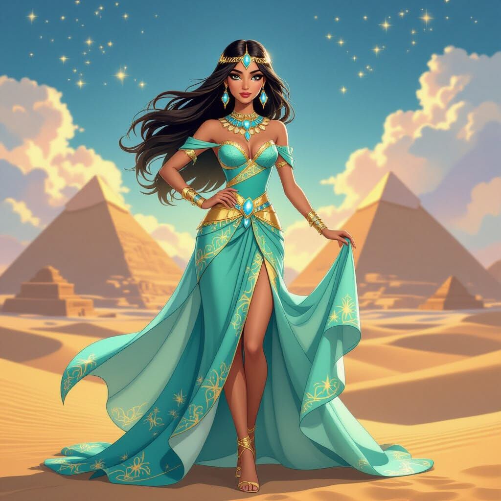 Egyptian Princess Seraphina in Winx Club Style