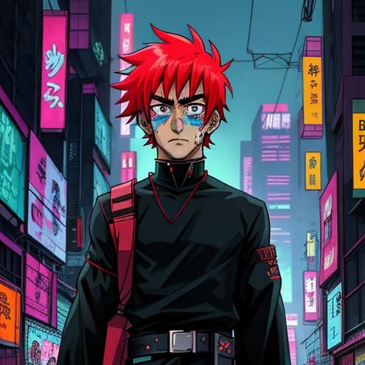 Cyberpunk Edgerunner's Exhaustion: Anime-Style Recovery