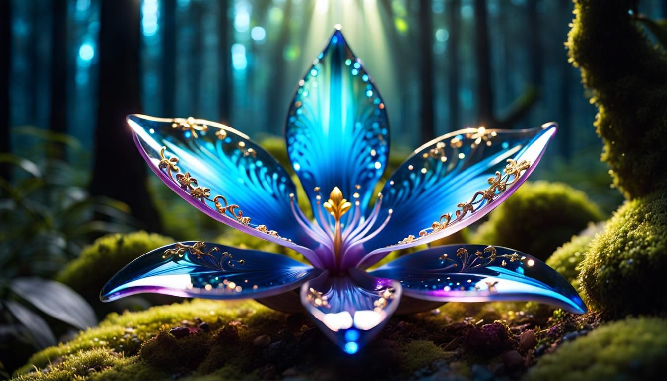 When the stars are right, you may find the magical orchid in the forest, in the most forgotten corners!