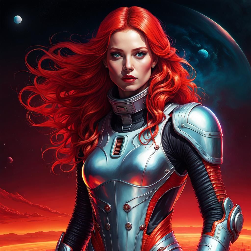 Starbound Beauty: The Intergalactic Journeys of Ulissa, the Radiant Space Warrior