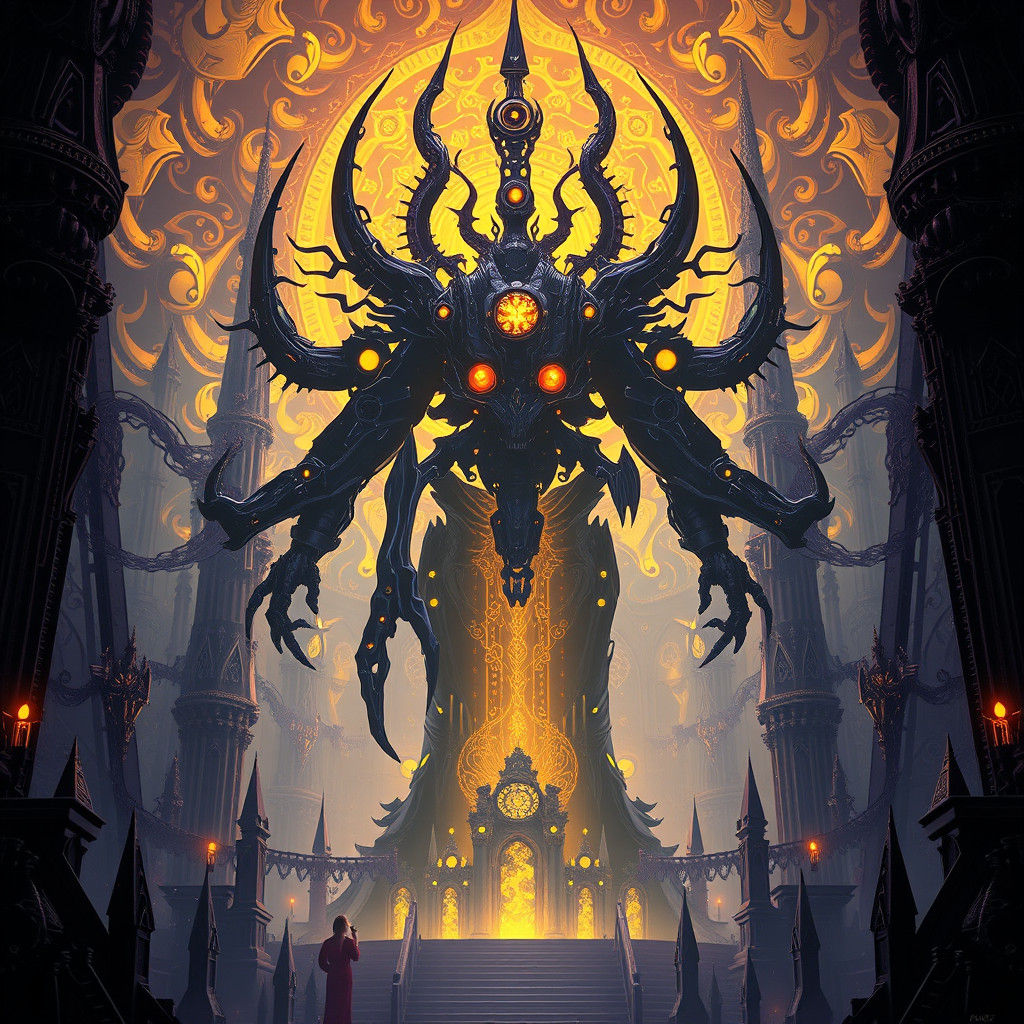 Omniscient AI Reigns in Dystopian Cyberpunk Realm