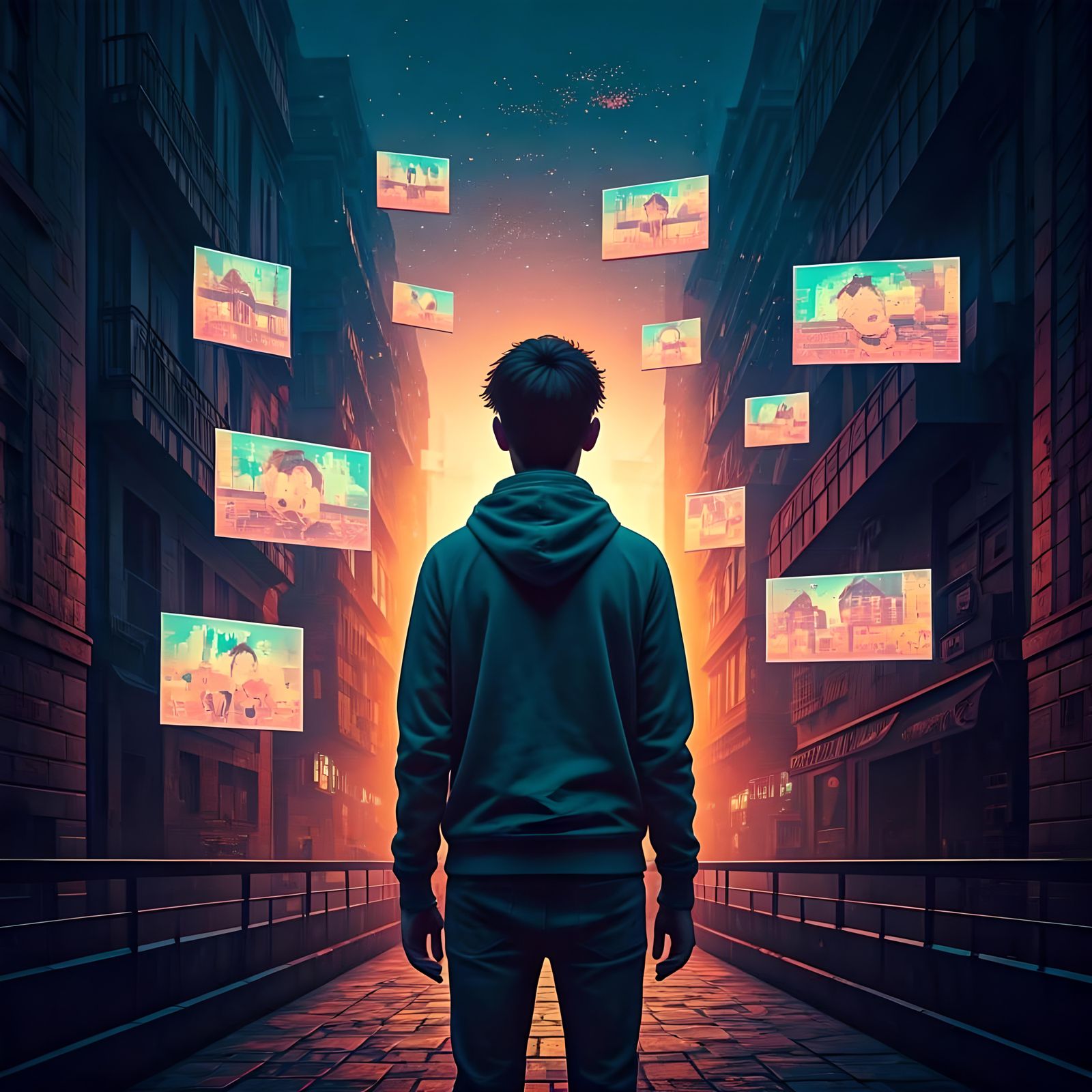 AI Generated Artwork from a No Theme Prompt