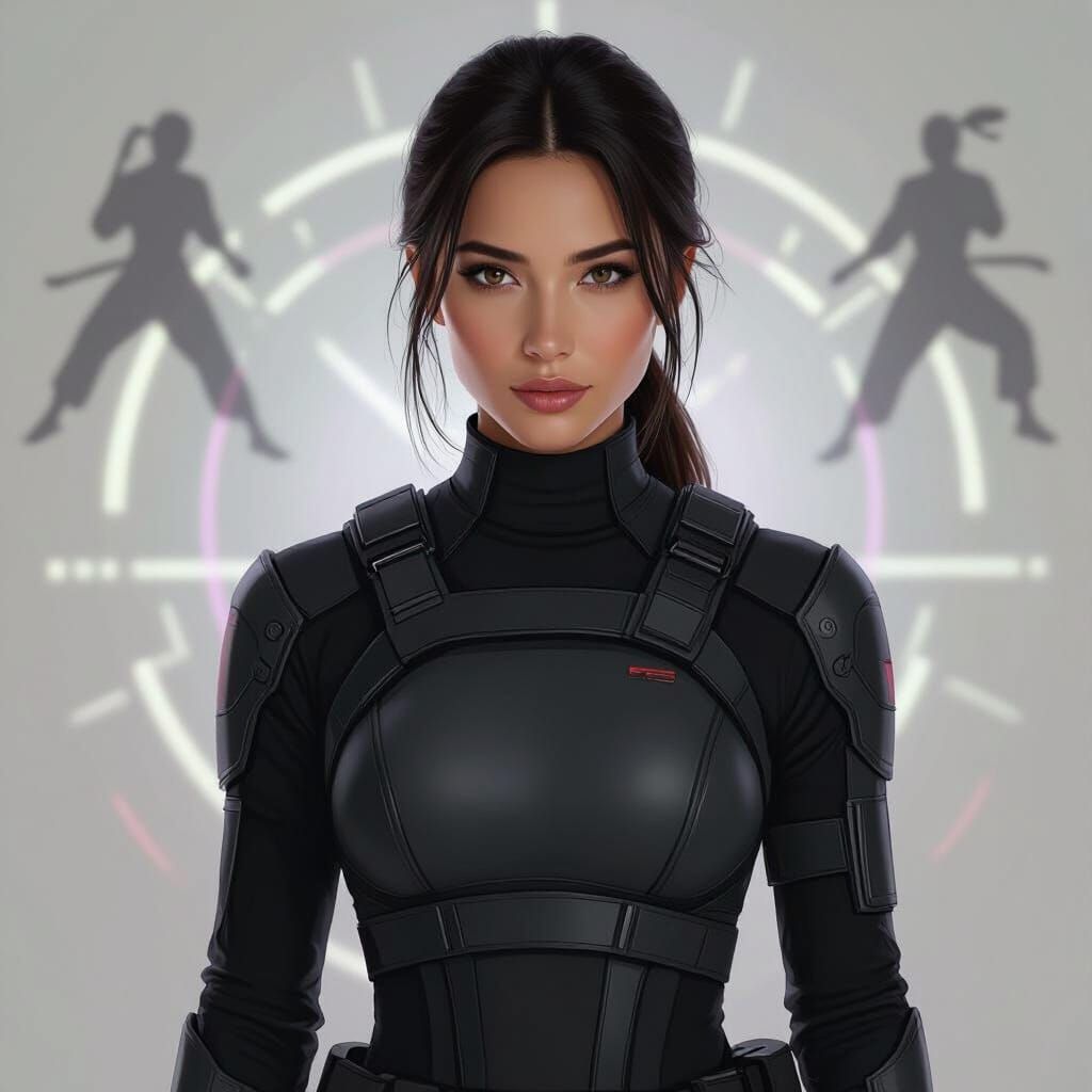 Tactical Heroine in Cinematic Style