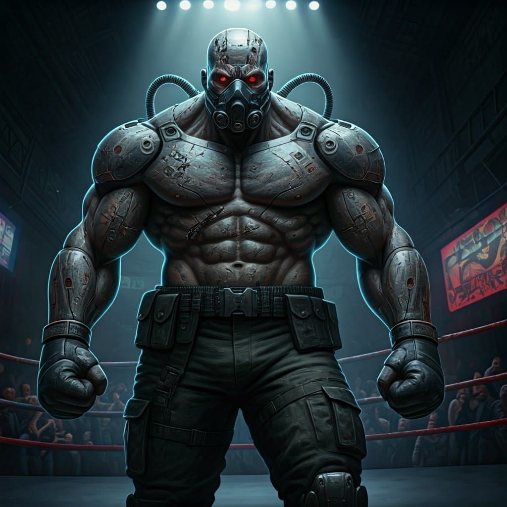 Cybernetic Greek Statue Ready to Brawl