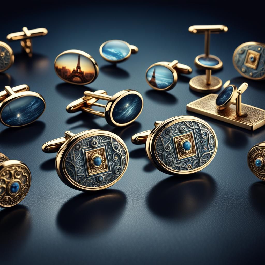 High Potency Cufflinks in Epic Digital Matte Painting