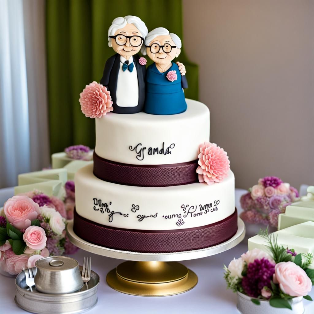 Grandma's Love: A Wedding Cake Creation