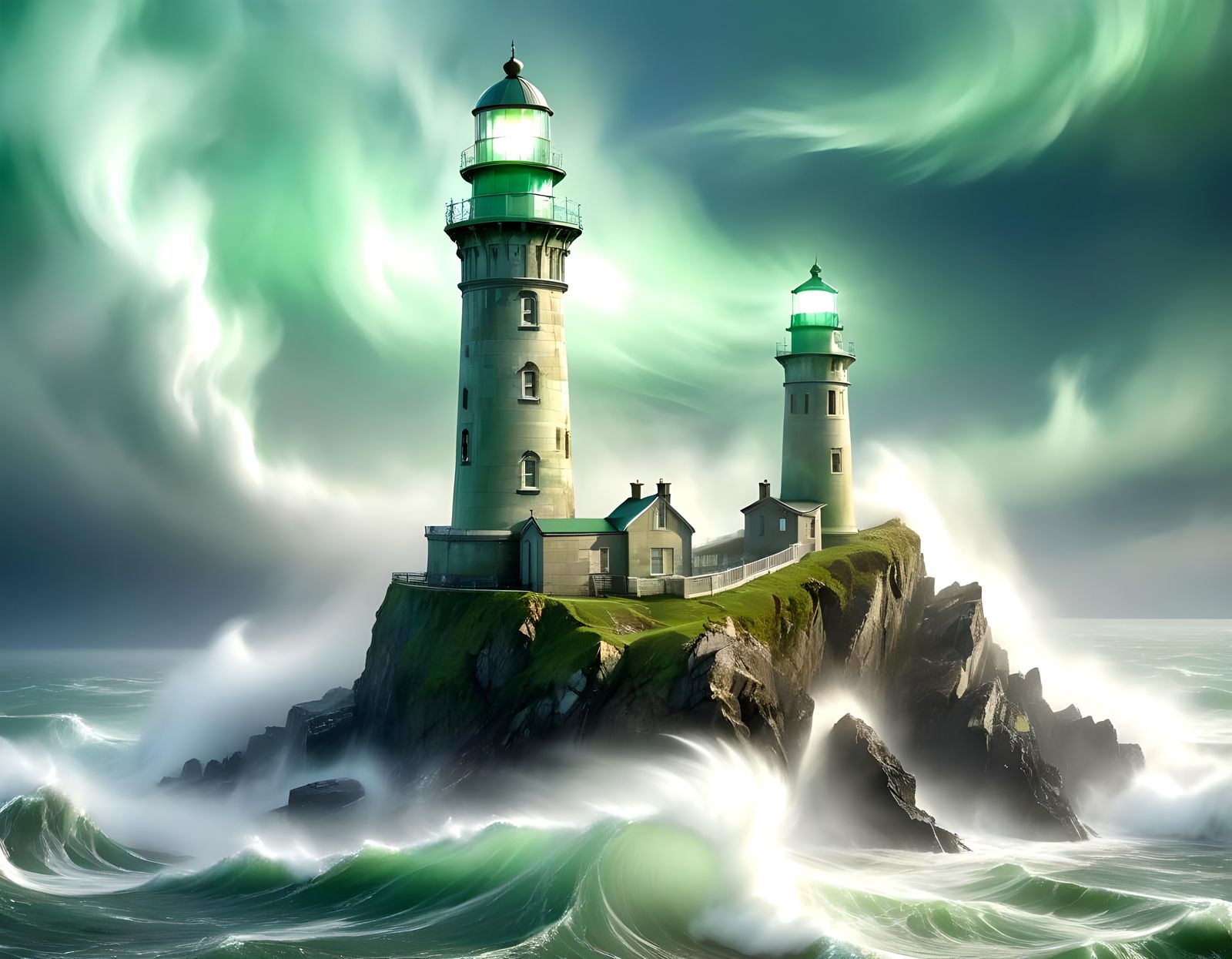 Lighthouse in a Supernatural Storm